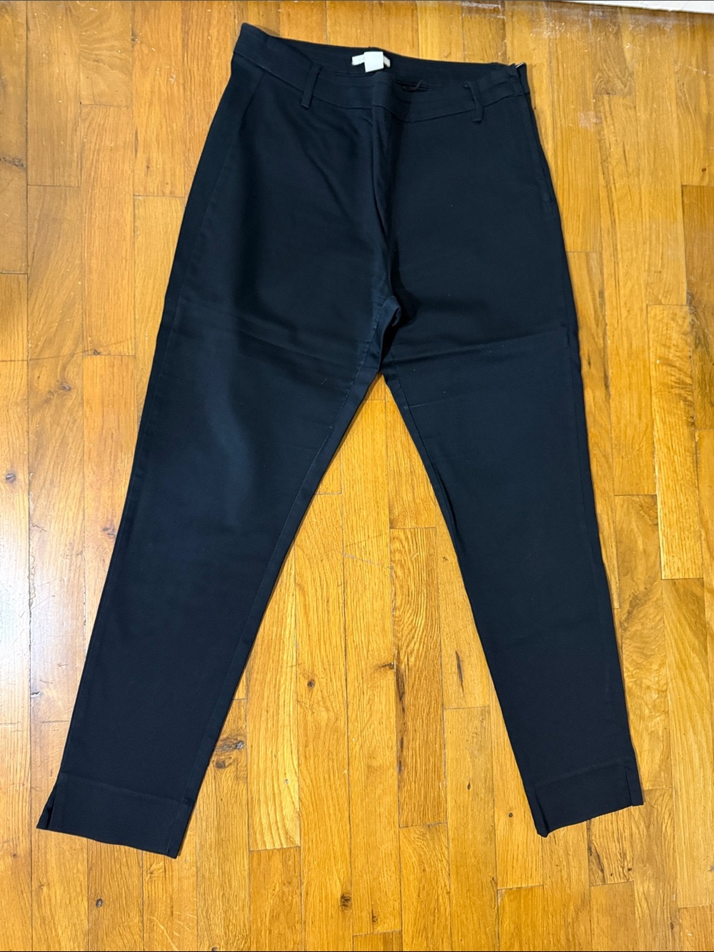 Black Tapered Ankle Pants